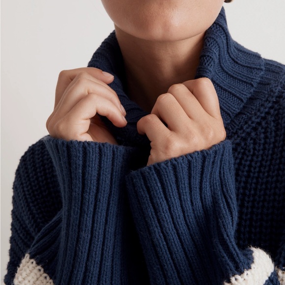 Madewell Wide Rib Turtleneck Sweater - Picture 5 of 6